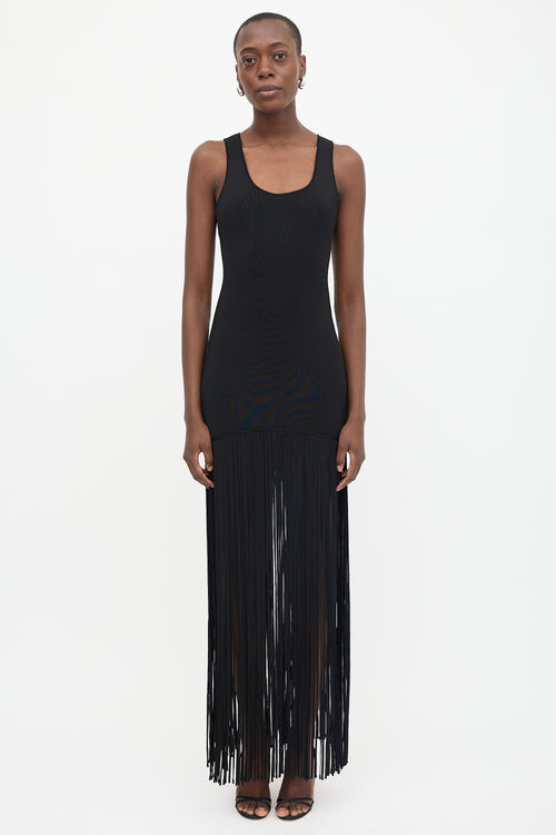 David Koma Bodycon Fringe Dress