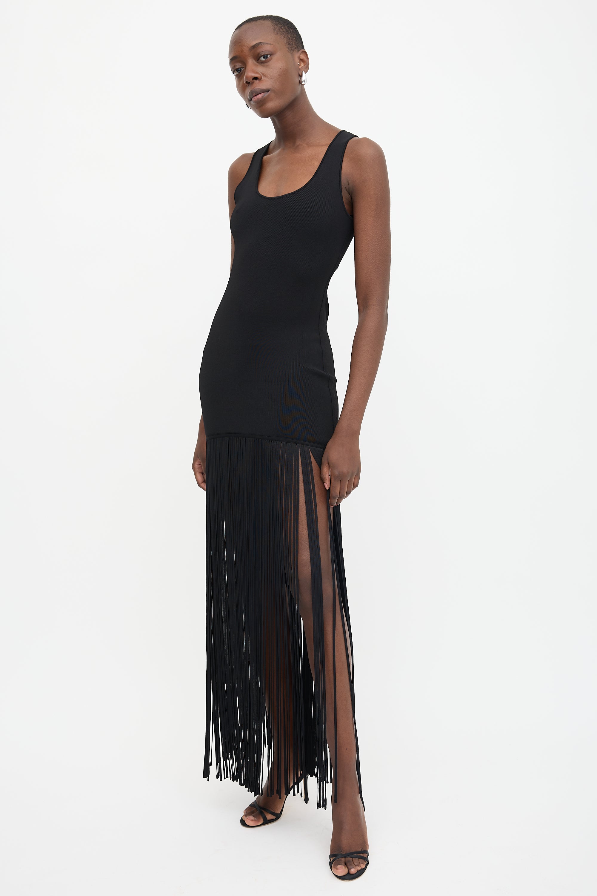 David Koma // Bodycon Fringe Dress VSP Consignment David Koma // Bodycon Fringe Dress VSP Consignment