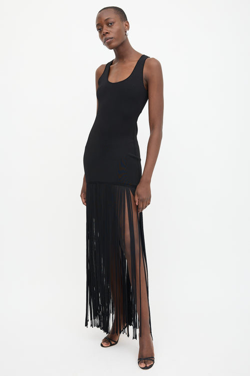 David Koma Bodycon Fringe Dress