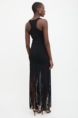 David Koma Bodycon Fringe Dress