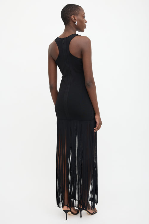 David Koma Bodycon Fringe Dress