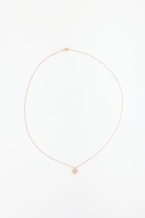 David Yurman Diamond Venetian Quatrefoil Necklace