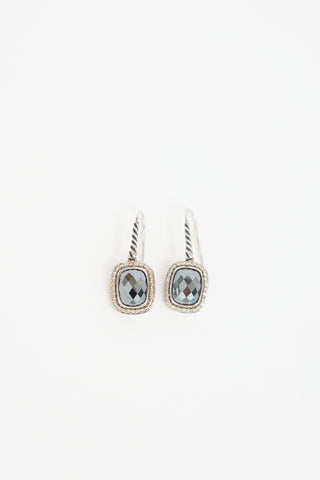 David Yurman Hematite & Diamond Noblesse Earrings