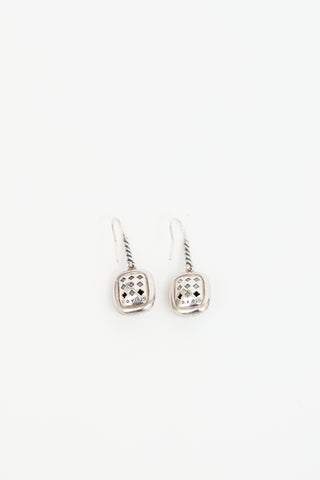 David Yurman Hematite & Diamond Noblesse Earrings