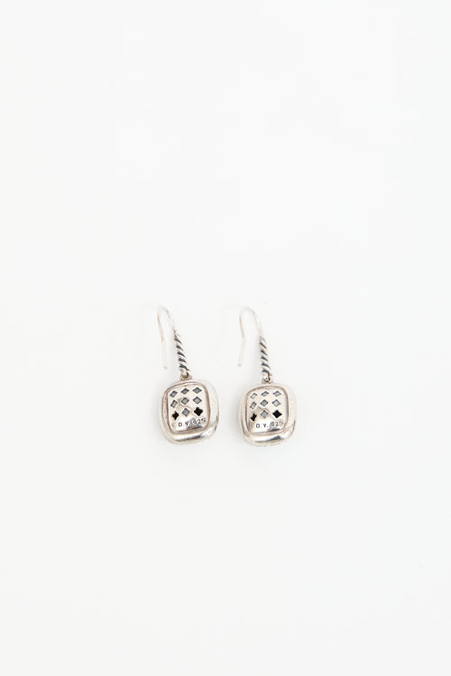 David Yurman Hematite & Diamond Noblesse Earrings