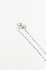 David Yurman Silver & Diamond Starburst Necklace