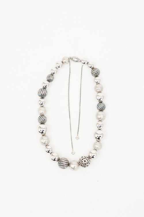 David Yurman Sterling Silver Elements Necklace
