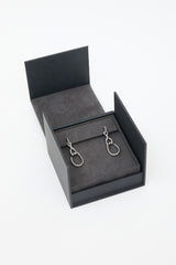 David Yurman Sterling Silver Continuance Triple Drop Earrings