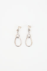 David Yurman Sterling Silver Continuance Triple Drop Earrings