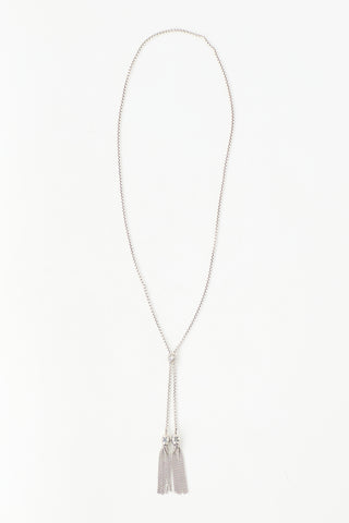 David Yurman Sterling Silver Renaissance Tassel Necklace