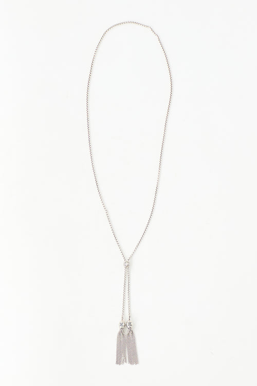 David Yurman Sterling Silver Renaissance Tassel Necklace