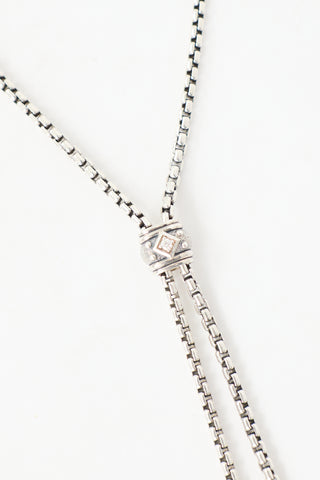 David Yurman Sterling Silver Renaissance Tassel Necklace