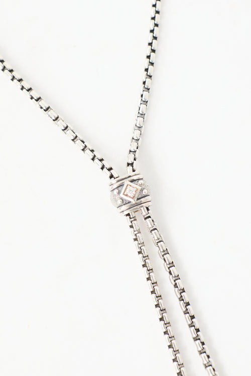 David Yurman Sterling Silver Renaissance Tassel Necklace