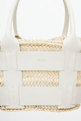 Demellier London Raffia Santorini Tote Bag