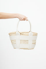 Demellier London Raffia Santorini Tote Bag