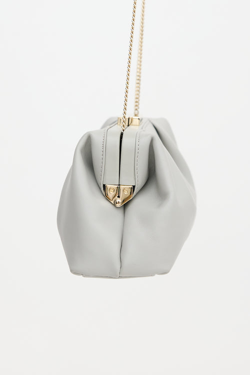 DeMellier Leather Mini Florence Clutch Bag