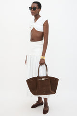 DeMellier Suede New York Tote Bag