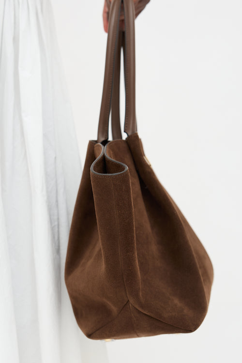 DeMellier Suede New York Tote Bag