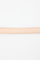 Déhanche Embossed Leather Hollyhock Belt