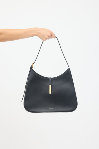 DeMellier Black Leather Tokyo Shoulder Bag