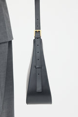 DeMellier Black Leather Tokyo Shoulder Bag