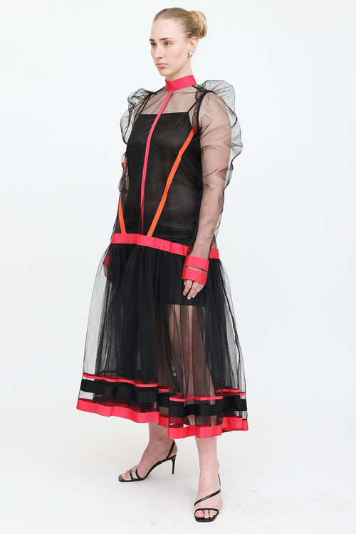 Denis Gagnon Mesh Dress