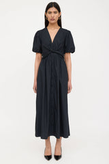 Derek Lam Pleated Gathered Maxi Dress
