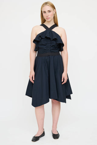 Derek Lam Ruffled Midi Dress