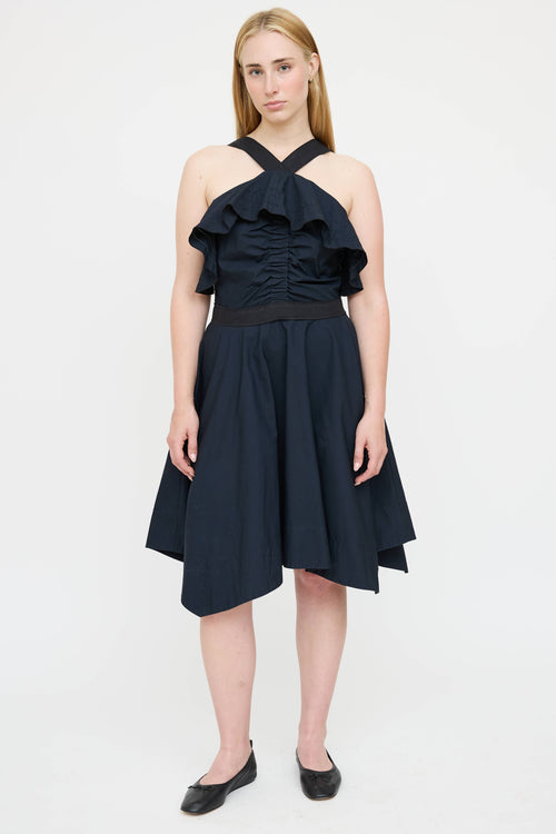 Derek Lam Ruffled Midi Dress