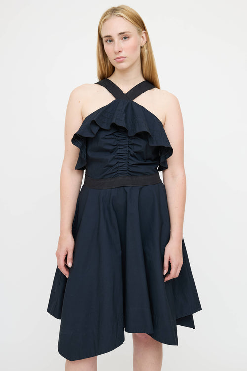 Derek Lam Ruffled Midi Dress