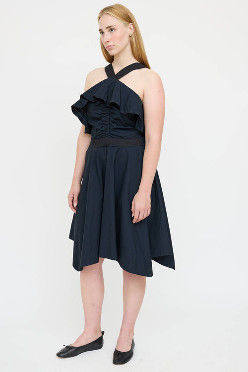 Derek Lam Ruffled Midi Dress