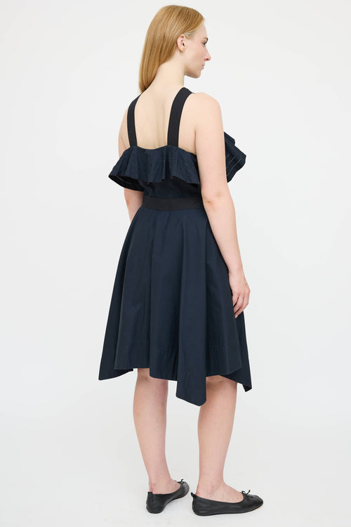 Derek Lam Ruffled Midi Dress