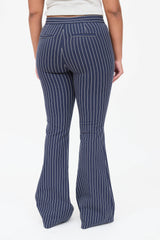 Derek Lam Striped Flared Trouser