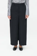 Deveaux Black Skirt Overlay Trouser