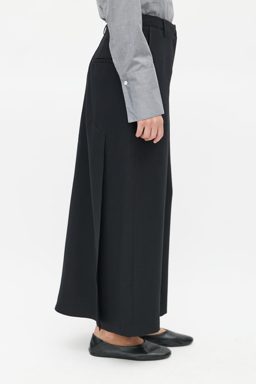 Deveaux Black Skirt Overlay Trouser