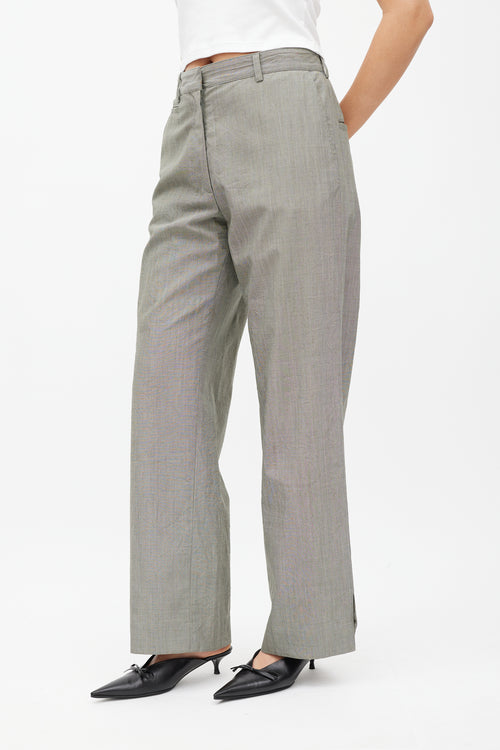 Grey Wool Trouser
