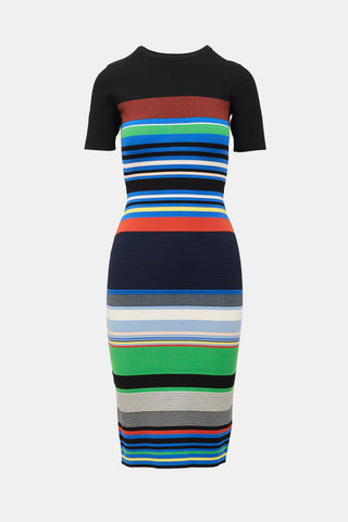 Diane von Furstenberg Knit Striped Dress