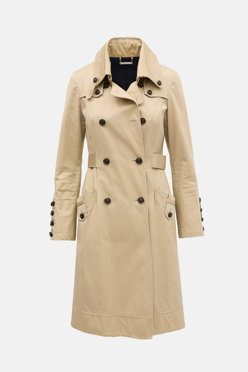 Diane von Furstenberg Double Breasted Trench Coat