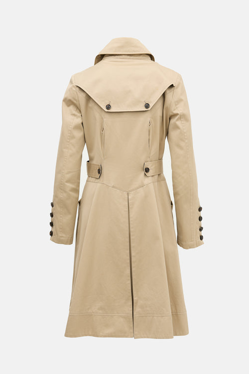 Diane von Furstenberg Double Breasted Trench Coat
