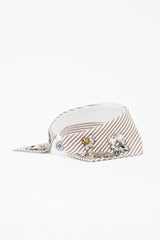 Dice Kayek Pinstripe Embellished Collar