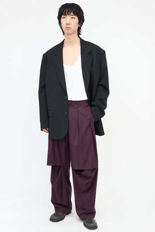 Dickson Lim Cut Out Knee Trouser