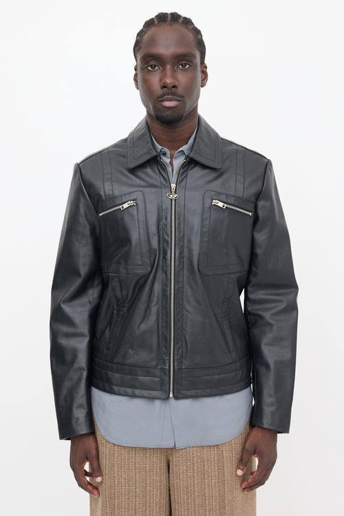 Diesel Leather L-Cale Jacket