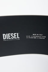 Diesel Faux Leather B-1dr Logo Plaque Belt