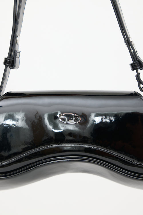 Diesel Faux Patent Play Bag