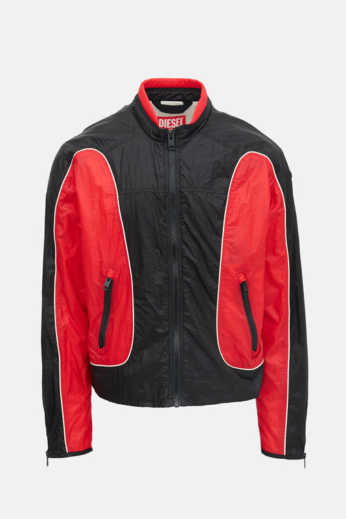 Diesel Nylon Biker Jacket