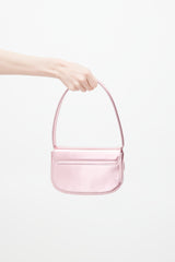 Diesel Pink 1 DR Metallic Leather Bag