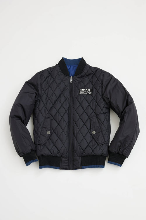 Diesel Kids Reversible Bomber Jacket