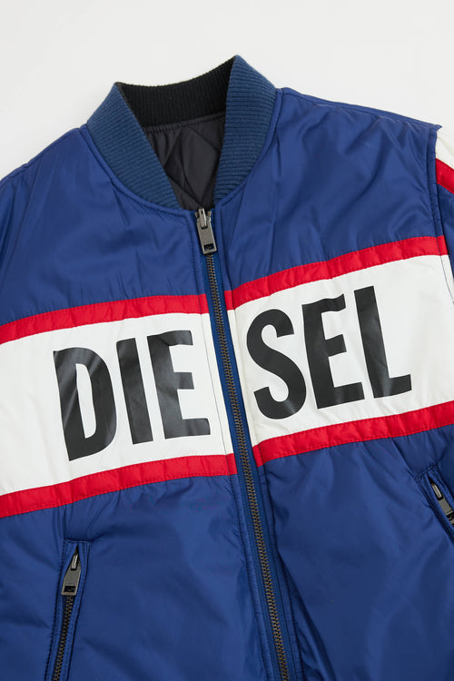 Diesel Kids Reversible Bomber Jacket