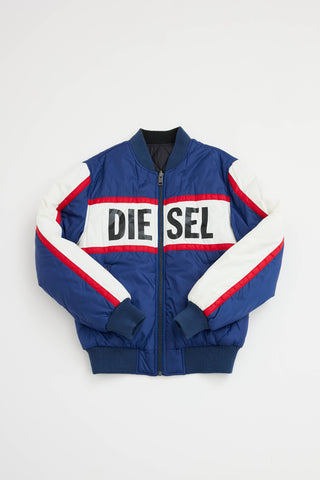 Diesel Kids Reversible Bomber Jacket