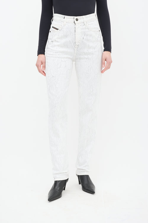 Diesel White D-EISELL-SP4  Jeans